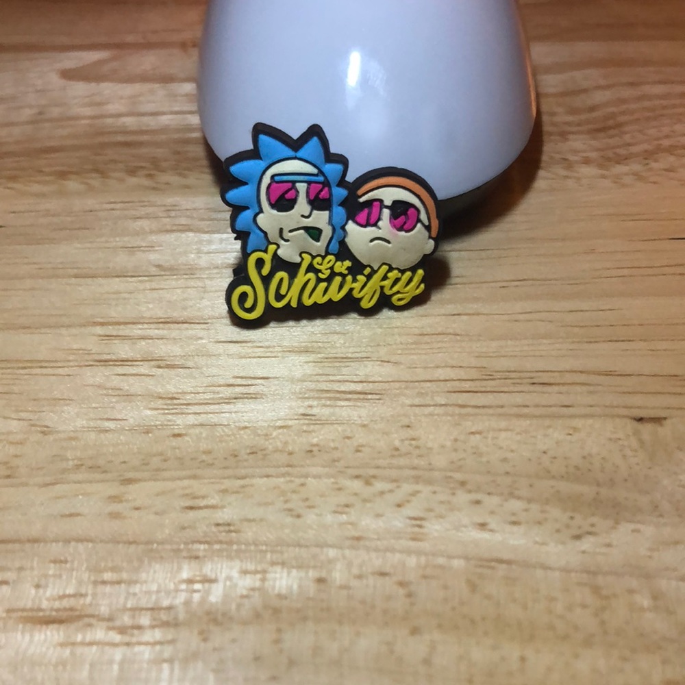 Rick and morty croc charm